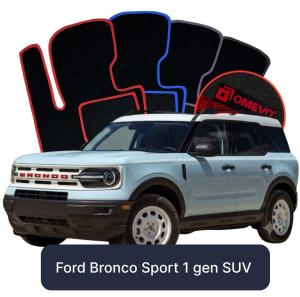 Velúrové autokoberce OMEVO pre Ford Bronco Sport 1 gen SUV (2020-2025)