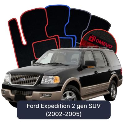 Velúrové autokoberce OMEVO pre Ford Expedition 2 gen SUV (2002-2005)