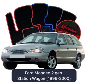 Velúrové autokoberce OMEVO pre Ford Mondeo 2 gen Kombi (1996-2000)