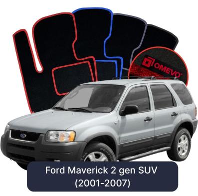 Velúrové autokoberce OMEVO pre Ford Maverick 2 gen SUV (2001-2007)