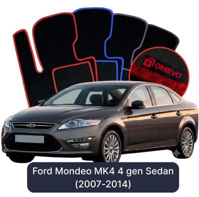 Velúrové autokoberce OMEVO pre Ford Mondeo MK4 4 gen Sedan (2007-2014)