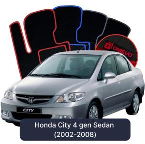 Velúrové autokoberce OMEVO pre Honda City 4 gen Sedan (2002-2008)
