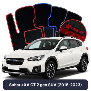 Velúrové autokoberce OMEVO pre Subaru XV GT 2 gen SUV (2018-2023)