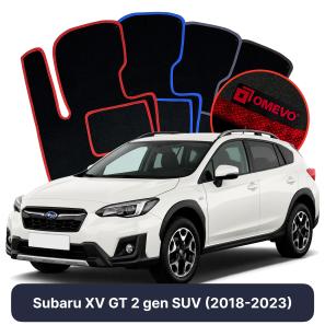 Velúrové autokoberce OMEVO pre Subaru XV GT 2 gen SUV (2018-2023)