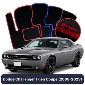 Velúrové autokoberce OMEVO pre Dodge Challenger 1 gen Kupé (2008-2023)