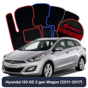 Velúrové autokoberce OMEVO pre Hyundai I30 GD 2 gen Kombi (2011-2017)