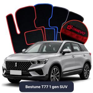 Velúrové autokoberce OMEVO pre Bestune T77 1 gen SUV (2018-2025)
