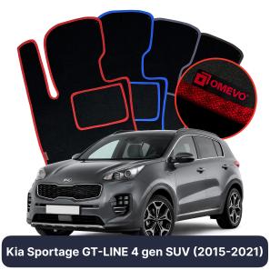 Velúrové autokoberce OMEVO pre Kia Sportage GT-LINE 4 gen SUV (2015-2021)