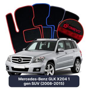 Velúrové autokoberce OMEVO pre Mercedes-Benz GLK X204 1 gen SUV (2008-2015)