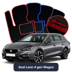 Velúrové autokoberce OMEVO pre Seat Leon 4 gen Kombi (2020-2026)