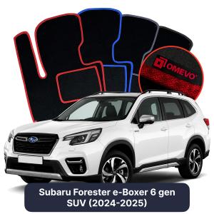 Velúrové autokoberce OMEVO pre Subaru Forester e-Boxer 6 gen SUV (2024-2025)