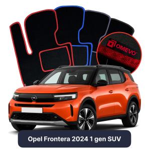 Velúrové autokoberce OMEVO pre Opel Frontera 2024 1 generácia SUV (2024-2025)