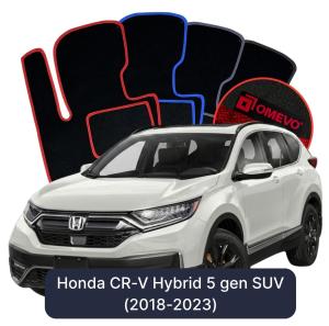 Velúrové autokoberce OMEVO pre Honda CR-V Hibrid 5 gen SUV (2018-2023)