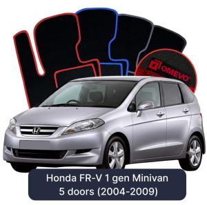 Velúrové autokoberce OMEVO pre Honda FR-V 1 gen Minivan 5 dverí (2004-2009)