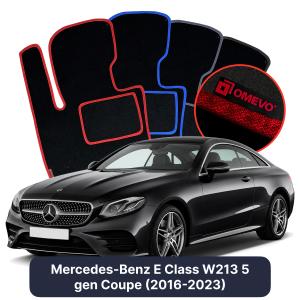 Velúrové autokoberce OMEVO pre Mercedes-Benz E klasa W213 5 gen Kupé (2016-2023)