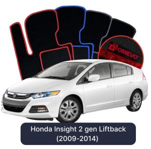 Velúrové autokoberce OMEVO pre Honda Insight 2 gen Liftback (2009-2014)