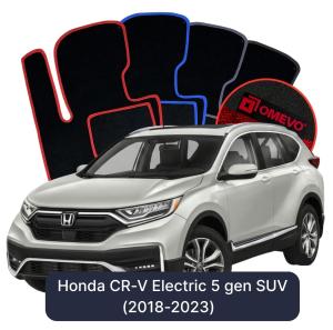 Velúrové autokoberce OMEVO pre Honda CR-V Elektrický 5 gen SUV (2018–2023)