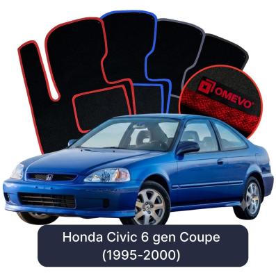Velúrové autokoberce OMEVO pre Honda Civic 6. generácia Kupé (1995-2000)