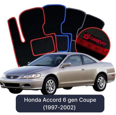 Velúrové autokoberce OMEVO pre Honda Accord 6 gen Kupé (1997-2002)