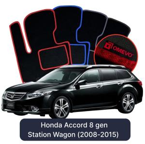 Velúrové autokoberce OMEVO pre Honda Accord 8 gen Kombi (2008-2015)
