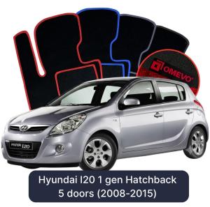 Velúrové autokoberce OMEVO pre Hyundai I20 1 gen Hatchback 5 dverí (2008-2015)