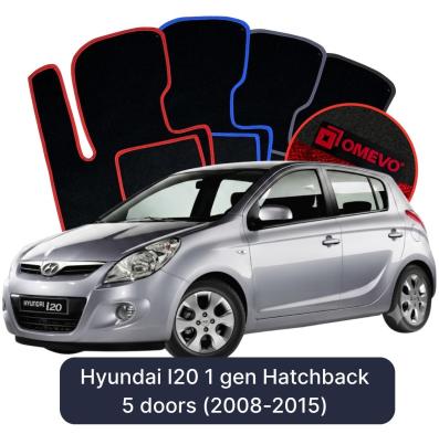 Velúrové autokoberce OMEVO pre Hyundai I20 1 gen Hatchback 5 dverí (2008-2015)