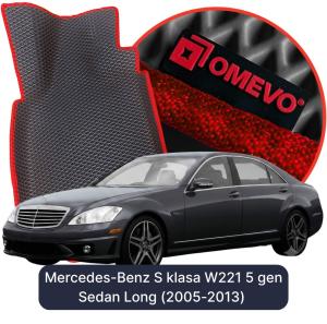 OMEVO 5D Pro Autokoberce do Mercedes-Benz S klasa W221 5 gen Sedan Long (2005-2013)