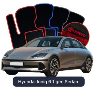 Velúrové autokoberce OMEVO pre Hyundai Ioniq 6 1 gen Sedan (2022-2025)