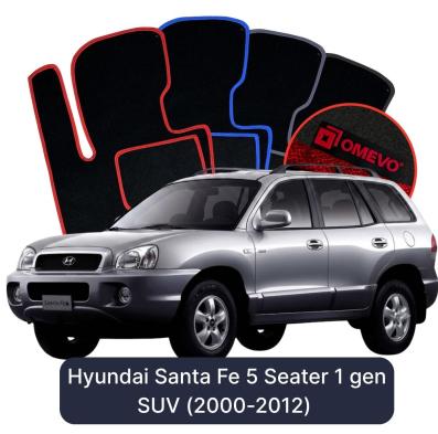 Velúrové autokoberce OMEVO pre Hyundai Santa Fe 5-miestny 1 gen SUV (2000-2012)