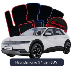 Velúrové autokoberce OMEVO pre Hyundai Ioniq 5 1 gen SUV (2021-2025)