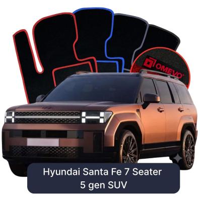 Velúrové autokoberce OMEVO pre Hyundai Santa Fe 7 mest 5 gen SUV (2023-2025)