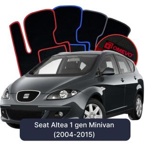 Velúrové autokoberce OMEVO pre Seat Altea 1 gen Minivan (2004-2015)