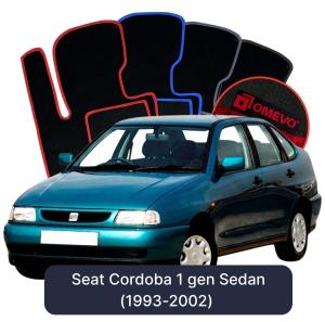 Velúrové autokoberce OMEVO pre Seat Cordoba 1 gen Sedan (1993-1999)