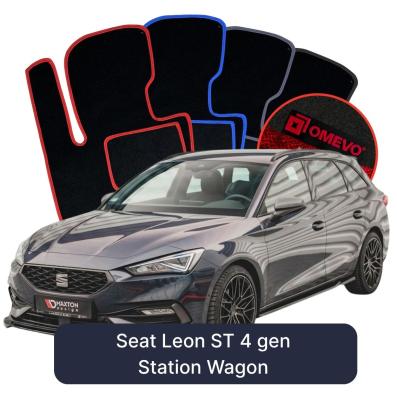 Velúrové autokoberce OMEVO pre Seat Leon ST 4 gen Kombi (2020-2026)