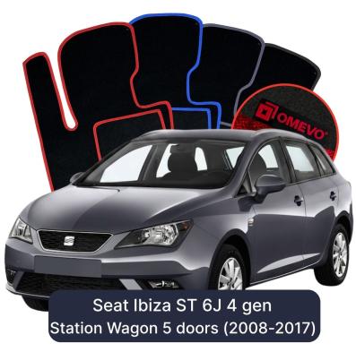 Velúrové autokoberce OMEVO pre Seat Ibiza ST 6J 4 gen Kombi 5 dverí (2008-2017)
