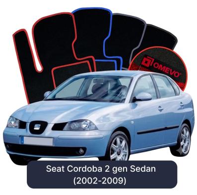 Velúrové autokoberce OMEVO pre Seat Cordoba 2 gen Sedan (2002-2009)