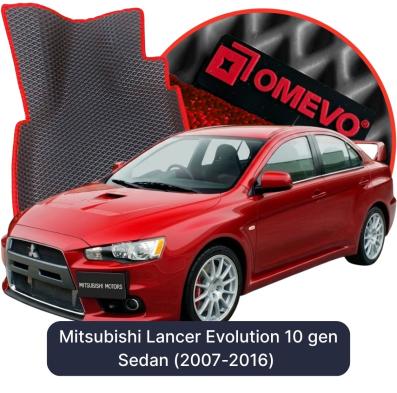 EVA autokoberce OMEVO pre Mitsubishi Lancer Evolution 10 gen Sedan (2007-2016)
