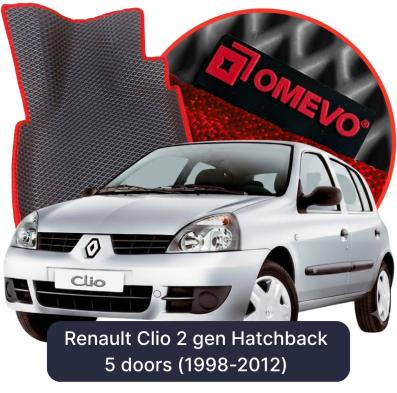 EVA autokoberce OMEVO pre Renault Clio 2 gen Hatchback 5 dverí (1998-2012)