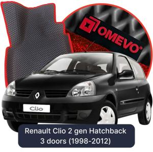 OMEVO 5D Pro Autokoberce do Renault Clio 2 gen Hatchback 3 dvere (1998-2012)