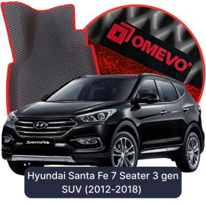OMEVO 5D Pro Autokoberce do Hyundai Santa Fe 7 mest 3 gen SUV (2012-2018)
