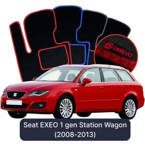Velúrové autokoberce OMEVO pre Seat EXEO 1 gen Kombi 5 dverí (2008-2013)