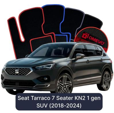 Velúrové autokoberce OMEVO pre Seat Tarraco 7-miestny KN2 1 gen SUV (2018-2024)