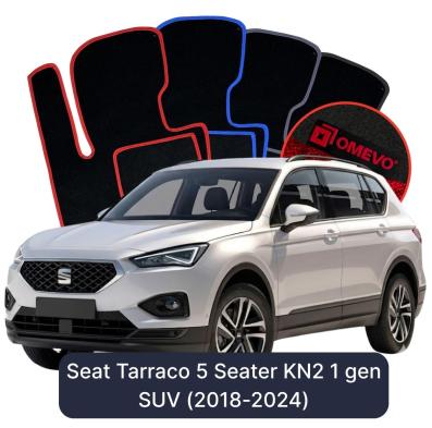 Velúrové autokoberce OMEVO pre Seat Tarraco 5-miestny KN2 1 gen SUV (2018-2024)