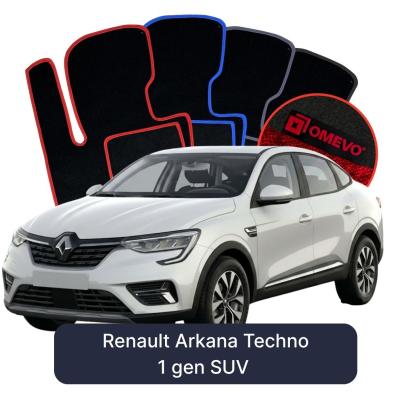 Velúrové autokoberce OMEVO pre Renault Arkana 1 gen SUV (2021-2026)