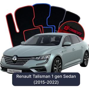 Velúrové autokoberce OMEVO pre Renault Talisman 1 gen Sedan (2015-2022)