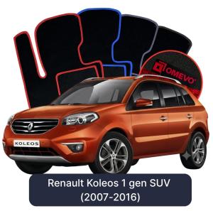 Velúrové autokoberce OMEVO pre Renault Koleos 1 gen SUV 5 dverí (2007-2016)