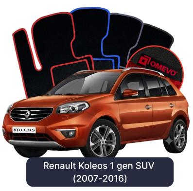 Velúrové autokoberce OMEVO pre Renault Koleos 1 gen SUV 5 dverí (2007-2016)