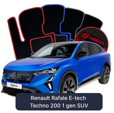 Velúrové autokoberce OMEVO pre Renault Rafale  1 gen SUV (2024-2025)