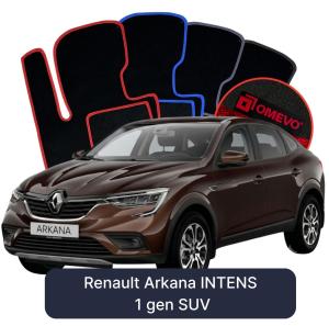Velúrové autokoberce OMEVO pre Renault Arkana INTENS 1 gen SUV (2021-2026)