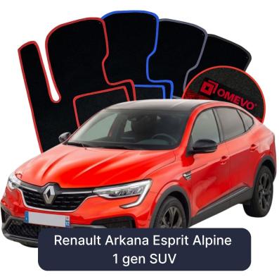 Velúrové autokoberce OMEVO pre Renault Arkana Esprit Alpine 1 gen SUV (2023-2025)